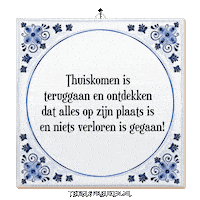 Wijsheid Rust Sticker by Tegelspreuken.nl