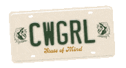 nicehorsemusic cowgirl nice horse cowgirl state of mind cwgrl Sticker