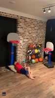 Young Baller Pulls Off Special Stunt to Celebrate World Trick Shot Day
