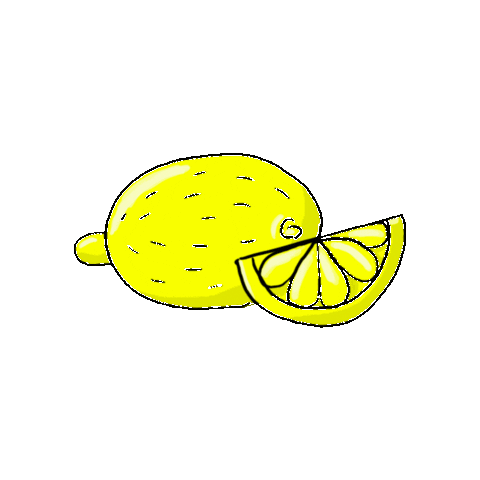 melogo giphygifmaker lemon sour zitrone Sticker