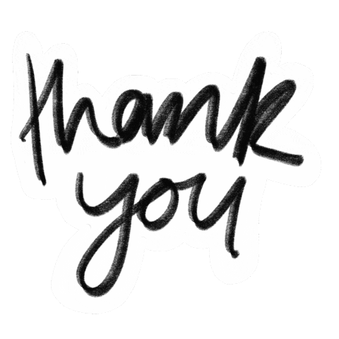 franksmycousin giphyupload white thank you black and white Sticker