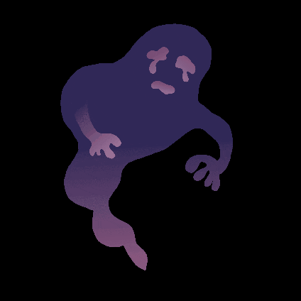 Meeori girl sad ghost png GIF