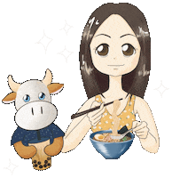 Nom Nom Smile Sticker