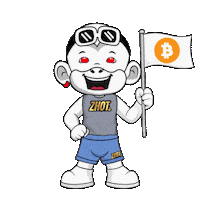 Bitcoin Vibe Sticker by Zhot