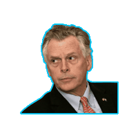 Terry Mcauliffe Election Sticker by Virginia Young Democrats Teen Caucus