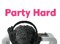 A Tope Party Hard Sticker by Movistar+