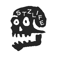 Scream Skull Sticker by STZ