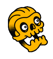 Scream Skull Sticker