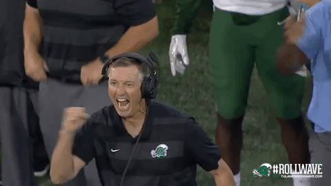 football celebrating GIF by GreenWave