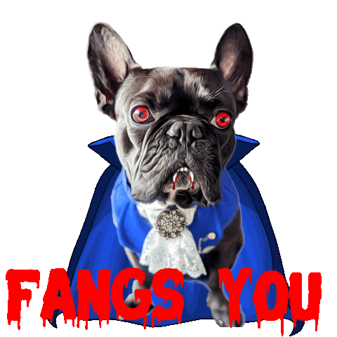 French Bulldog Thank You Sticker by Pimp Yo Pets