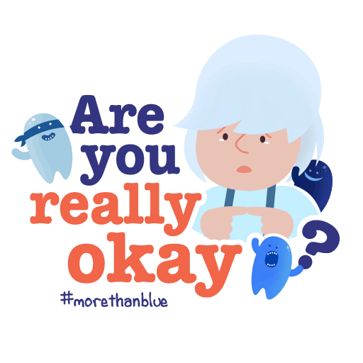 wecommssg sad mental health emo depression Sticker