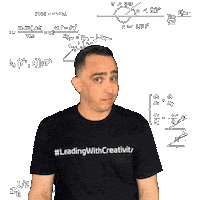 Thinking Think Sticker by Mr Urbina