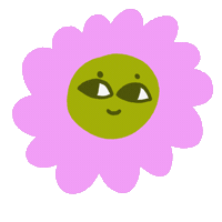 Happy Flower Sticker