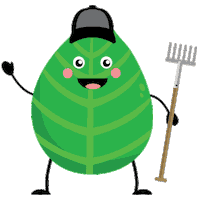 KubotaCanada wave waving garden vegetables Sticker