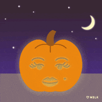 Jack O Lantern Beautiful Pumpkin GIF by MSLK Design
