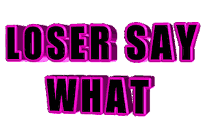 loser Sticker by AnimatedText
