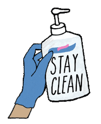 Soap Quarantine Sticker by Pretty Whiskey / Alex Sautter