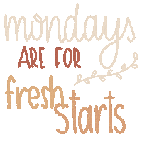 Days Of Week Text Sticker