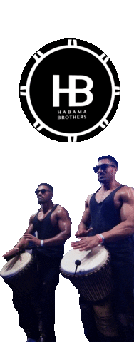 Drum 3D Logo Sticker by Habama Music