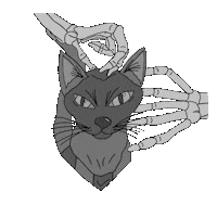 Gris Ilustracion Digital Sticker