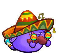 axieinfinity sombrero arriba axie maraca Sticker