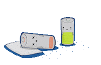 Sad Good Night Sticker by Sam Omo