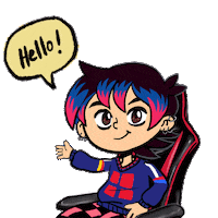 Happy Cartoon Sticker