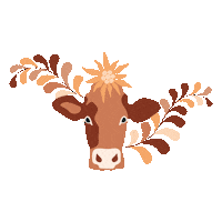 Kuh Sticker by SalzburgMilch