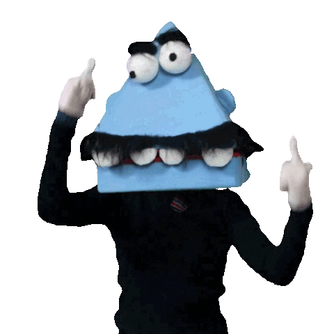 myfrackinmess mr triangle mess monsieur Sticker
