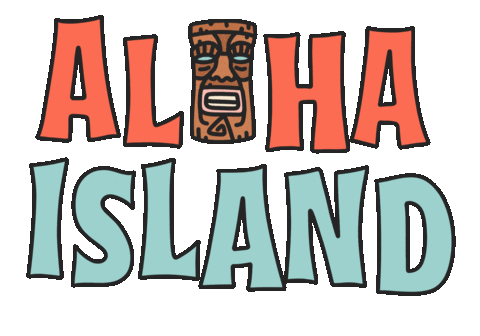 Big Island Love Sticker by Nora Fikse