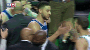 nba playoffs hug GIF by NBA