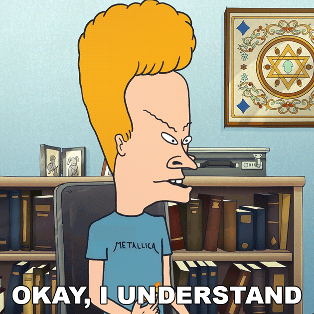 I Understand Beavis And Butthead GIF by Paramount+