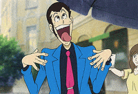 Freaking Out Lupin Iii GIF