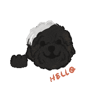 Dog Illustration Sticker by Ann of Facedit