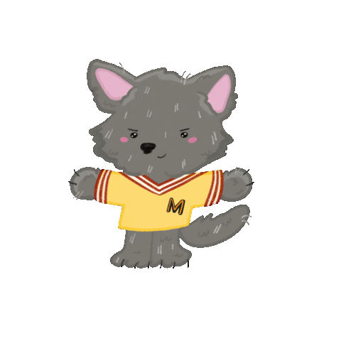 Puppy Wolf Sticker by P.