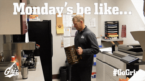 Tired Wake Up GIF by Montana Grizzlies