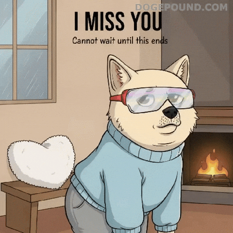 Miss You Love GIF by Doge Pound
