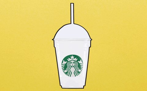 stop motion starbucks GIF by Frappuccino