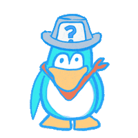 Club Penguin Hello Sticker