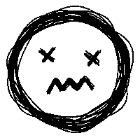 Sad Doodle Sticker by BerlinBuyersClub