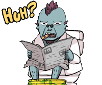 Reading What Sticker by Jin