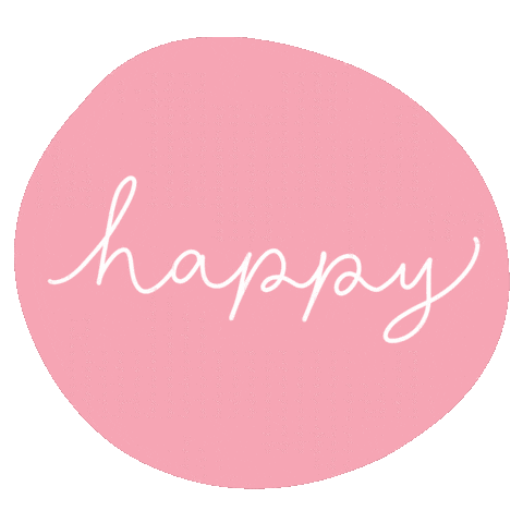 Happy Text Sticker