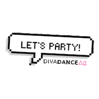 DivaDanceHQ dance party dancing letsparty Sticker