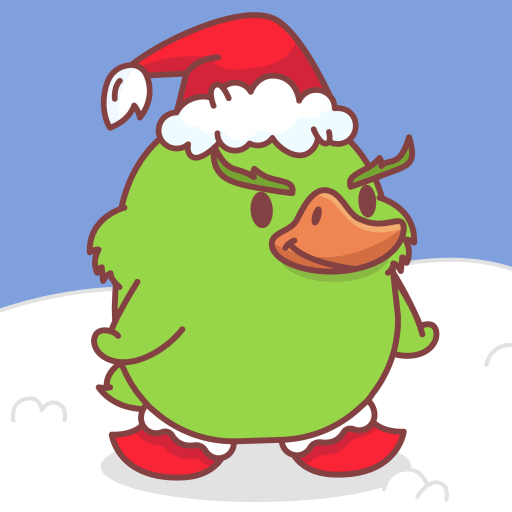 The Grinch Smile GIF by FOMO Duck