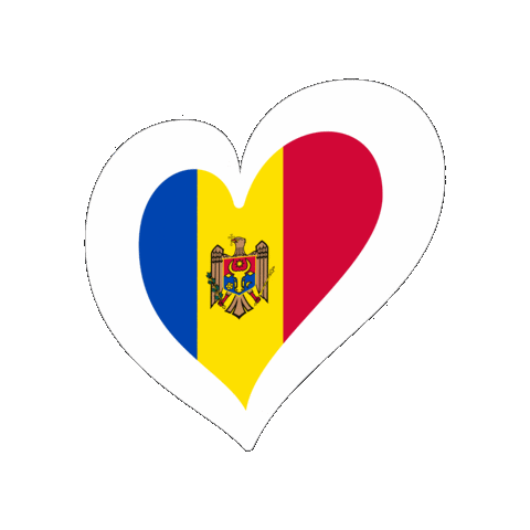 Heart Moldova Sticker by Eurovision Song Contest
