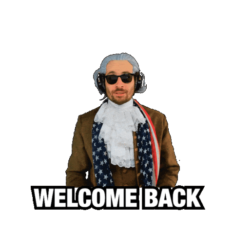 Greeting Welcome Home Sticker