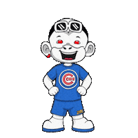 Chicago Cubs Laugh Sticker by Zhot
