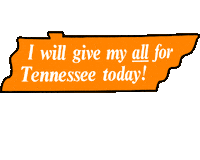 My All Ut Sticker by Tennessee Athletics