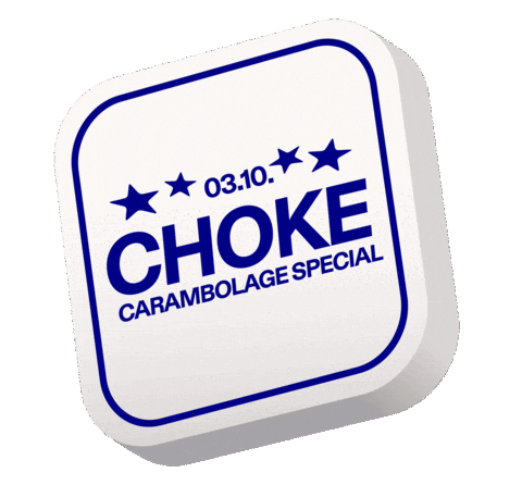 Choke Exil Sticker by EXILCLUB