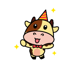 Happy Party Sticker by NMooMoo